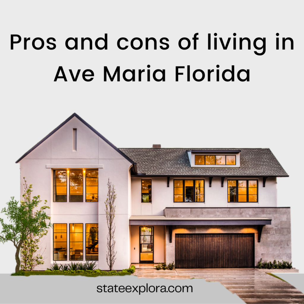 Pros and cons of living in Ave Maria Florida