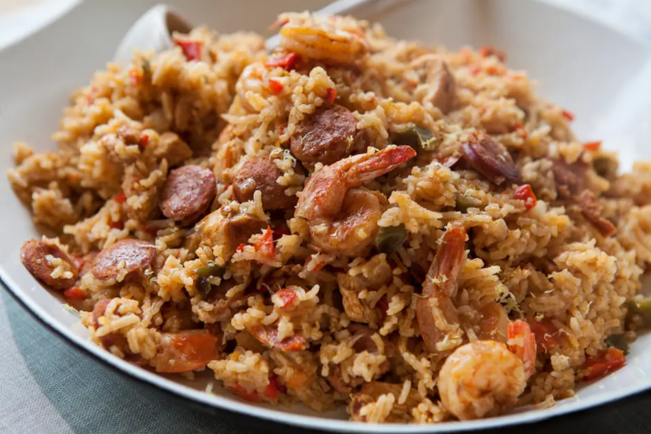 Louisiana Jambalaya Dish