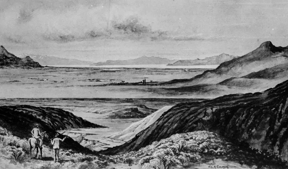 The Great Salt Lake City in 1847