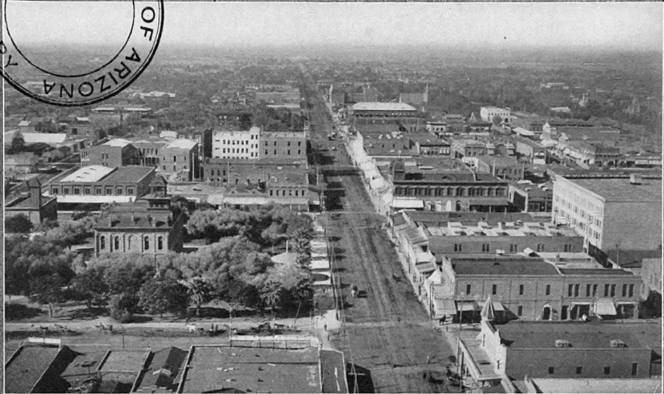 Downtown Phoenix, AZ over a Century Ago