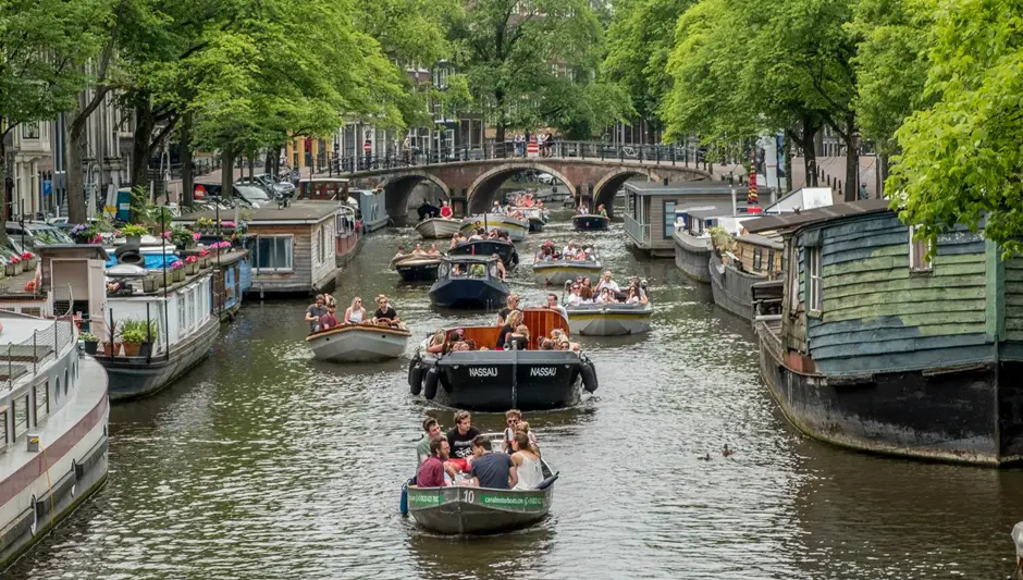 Boating at Amsterdam