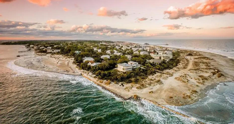 Tybee Island beach in Savannah