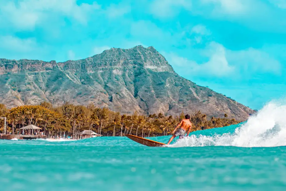 Surfing in Honolulu