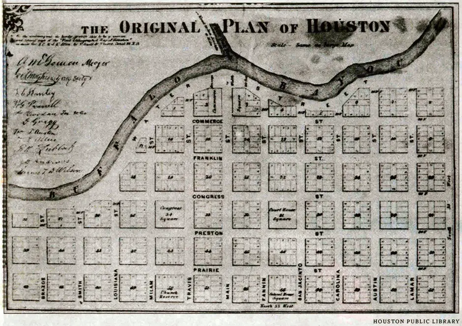Houston Original Plan in 1936