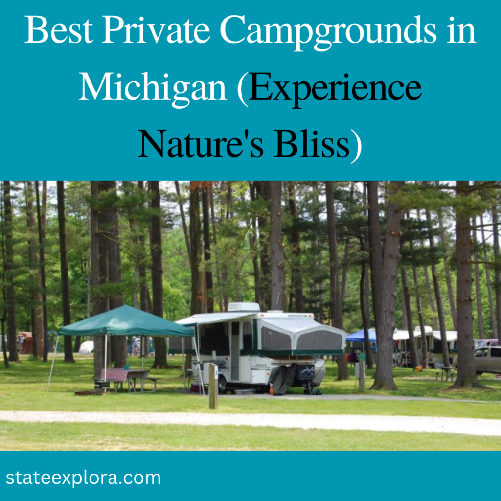 Best Private Campgrounds in Michigan