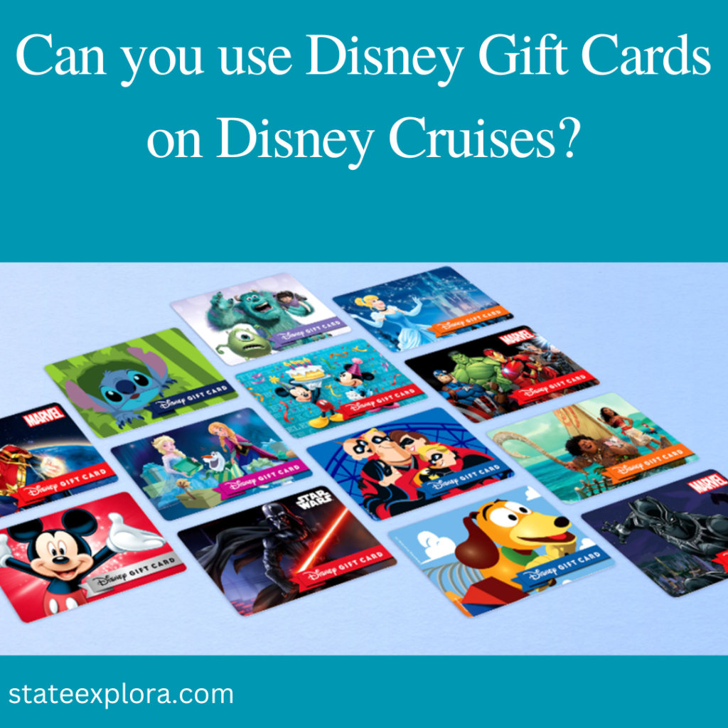 Can you use Disney Gift Cards on Disney Cruises?