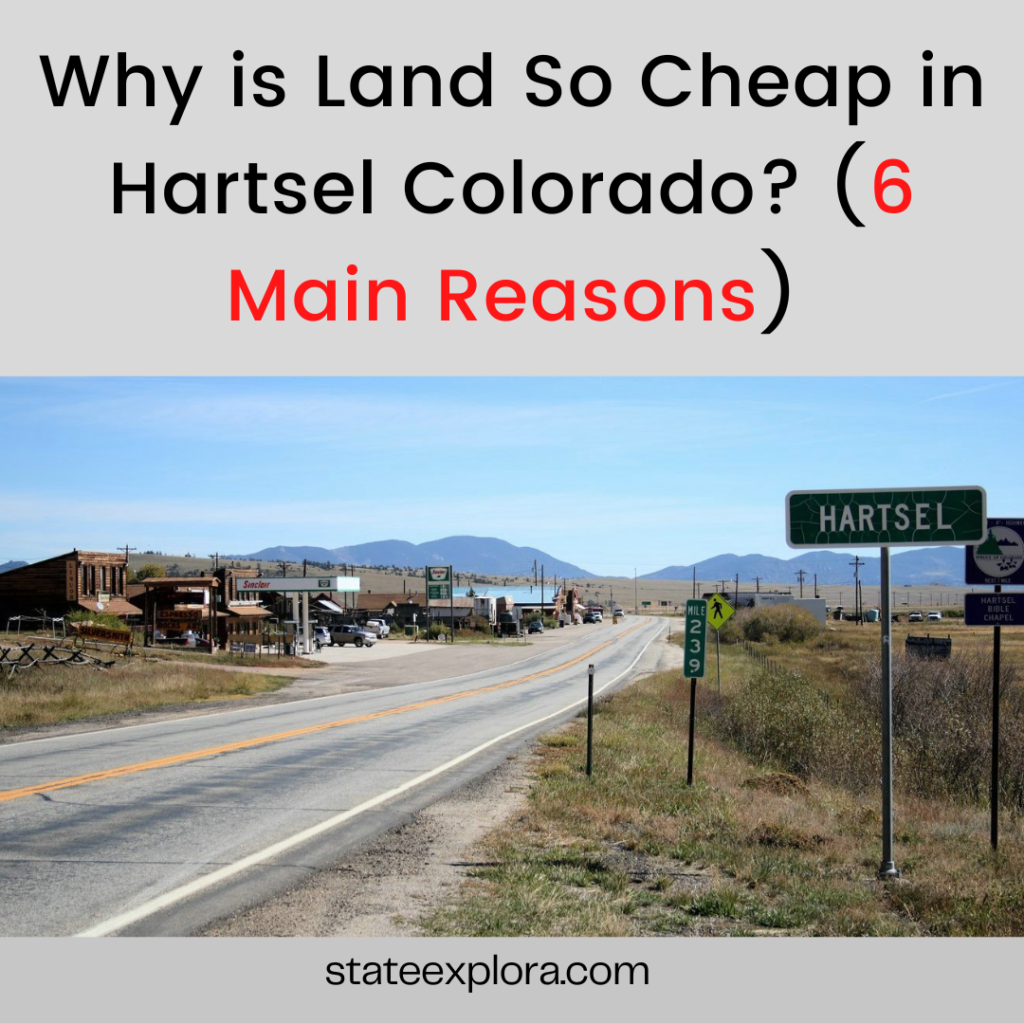 Why is Land So Cheap in Hartsel Colorado?