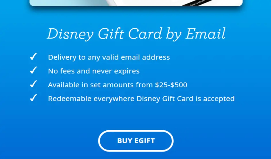 Where do you get Disney Gift Cards?