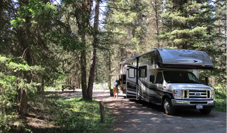 4. Johnston Canyon Campground